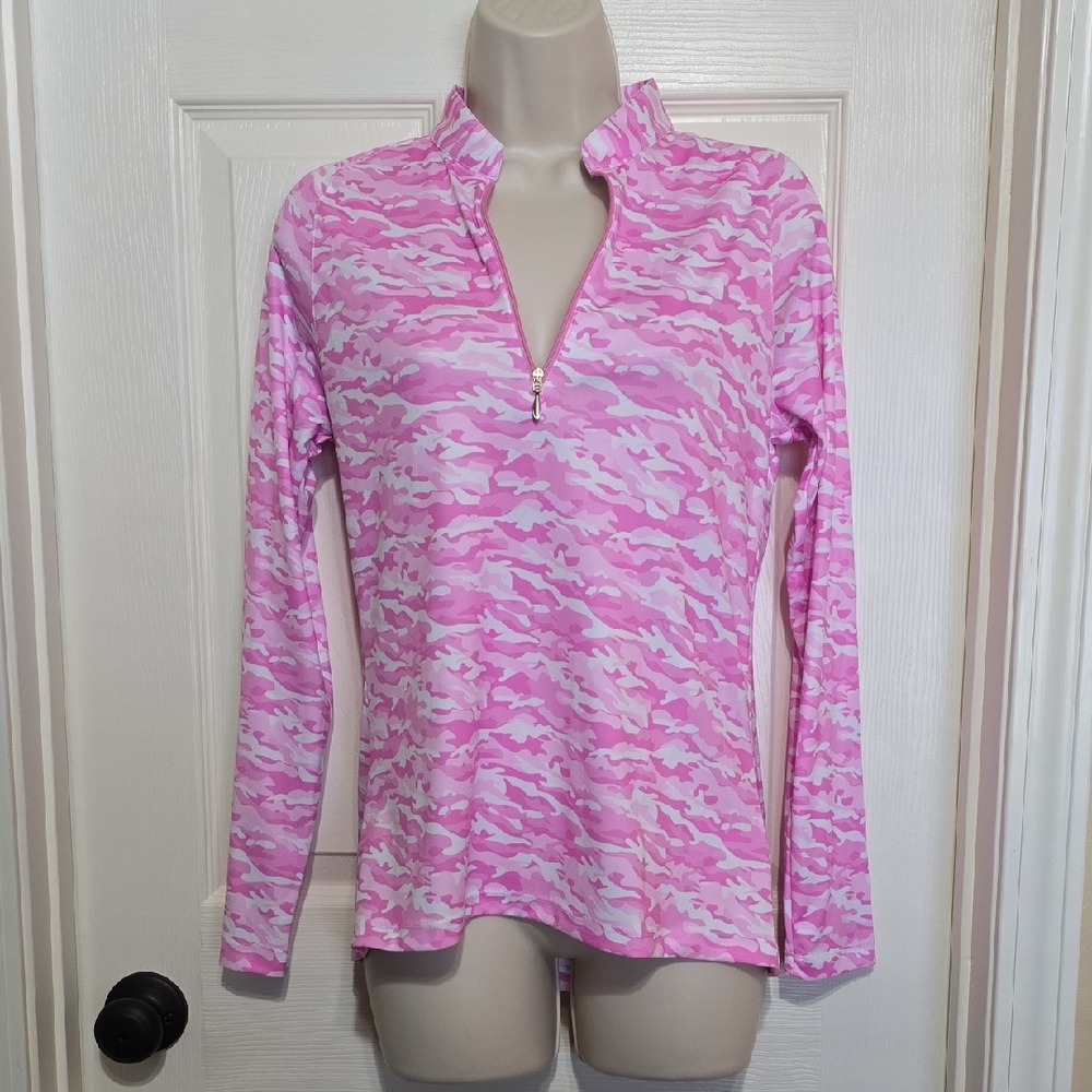 Pink Camouflage SPF Women's Top